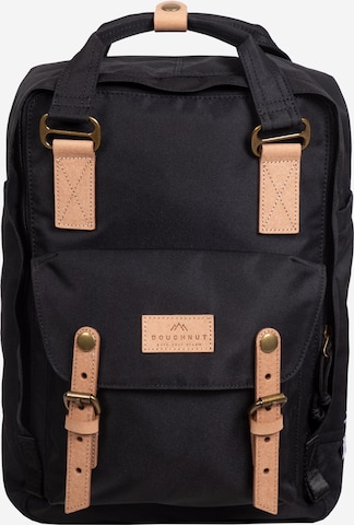 Doughnut Seljakott 'Macaroon Reborn', värv must: eest vaates