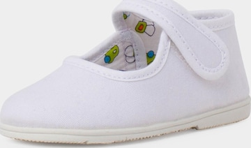 Ballerines Pisamonas en blanc : devant