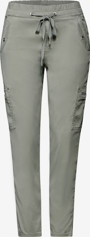 STREET ONE Cargo Hose in Grün: Vorderseite