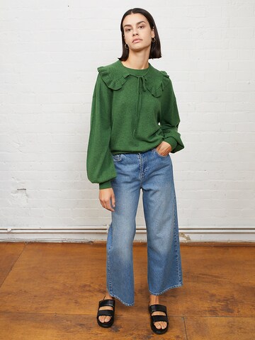 Pull-over 'Eva' Aligne en vert : devant