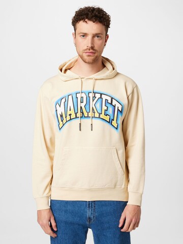 MARKET Sweatshirt in Beige: predná strana