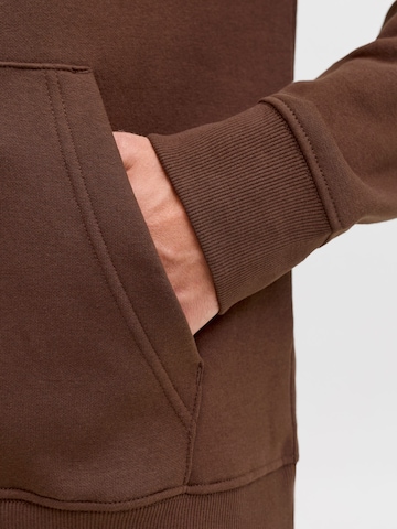 Sweat-shirt 'JJAW25' JACK & JONES en marron