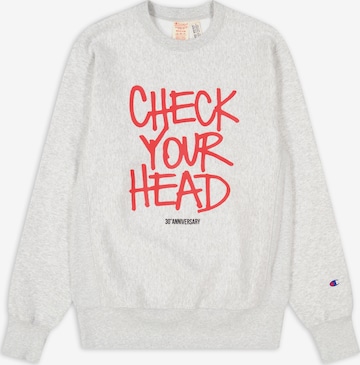 Champion Authentic Athletic Apparel Sweatshirt in Grey: front