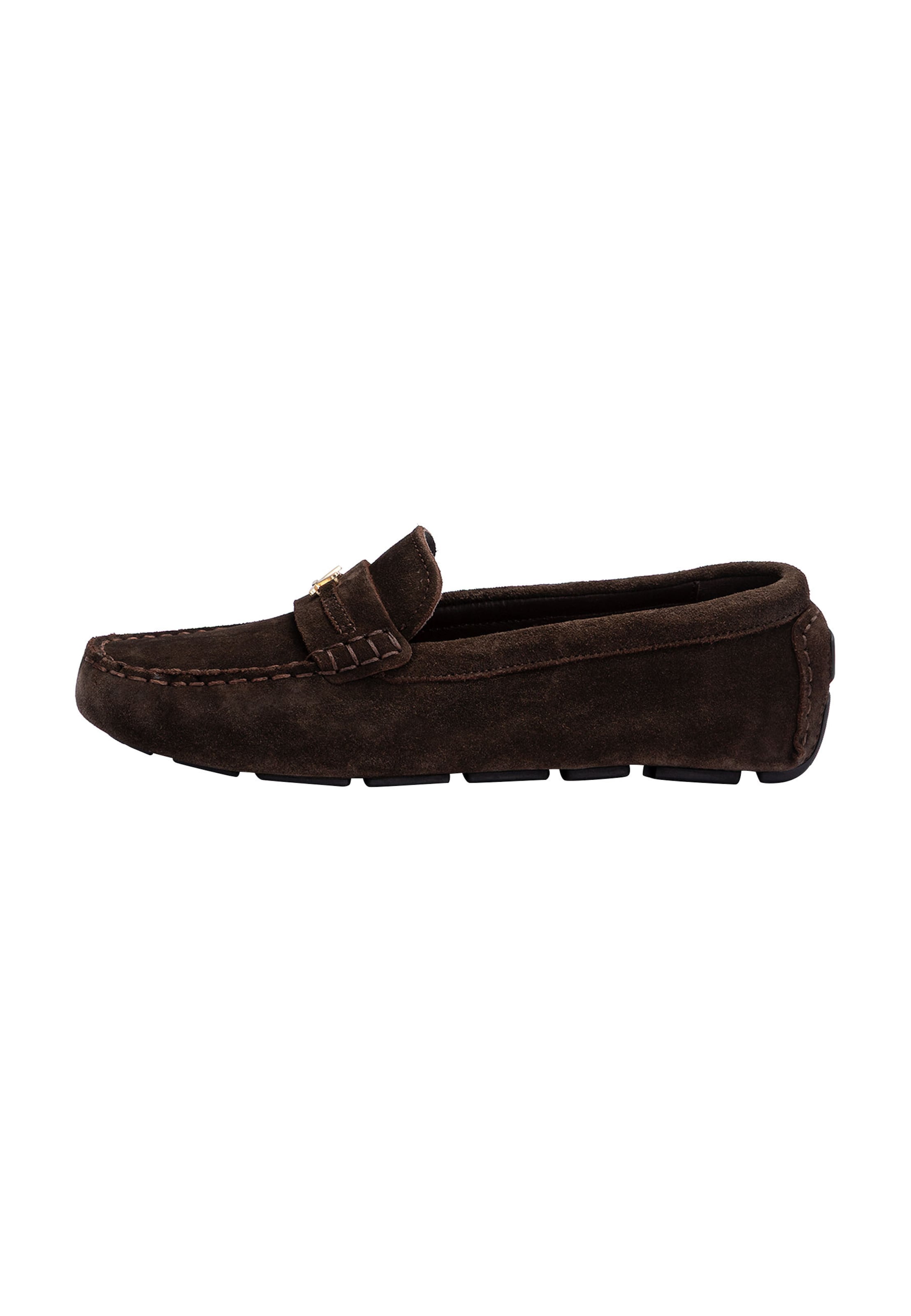 LLOYD Classic Flats 'ORION DRIVE' in Brown: front