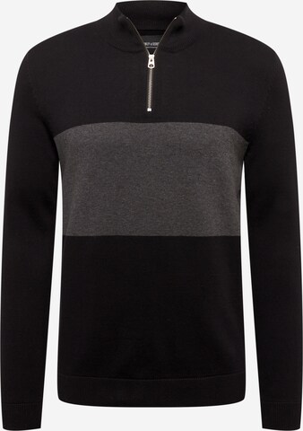 Only & Sons Sweater in Black: front