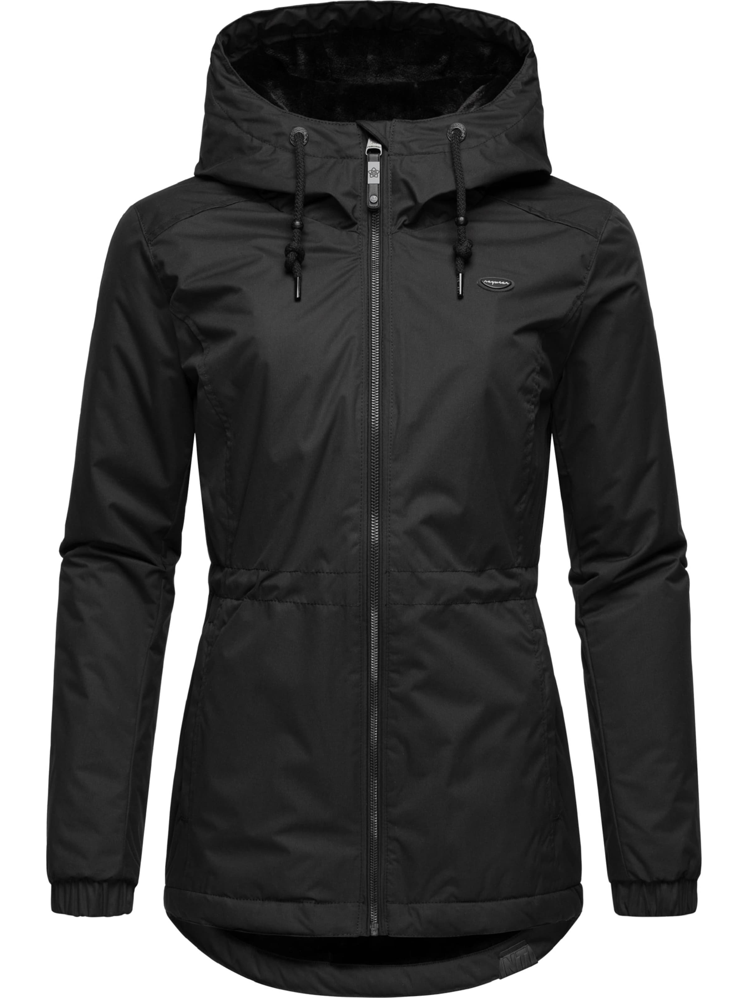 Ragwear Vinterparka 'Dankka' i sort: forside