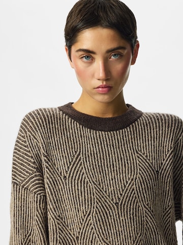 PIECES - Jersey 'PCJenna' en marrón