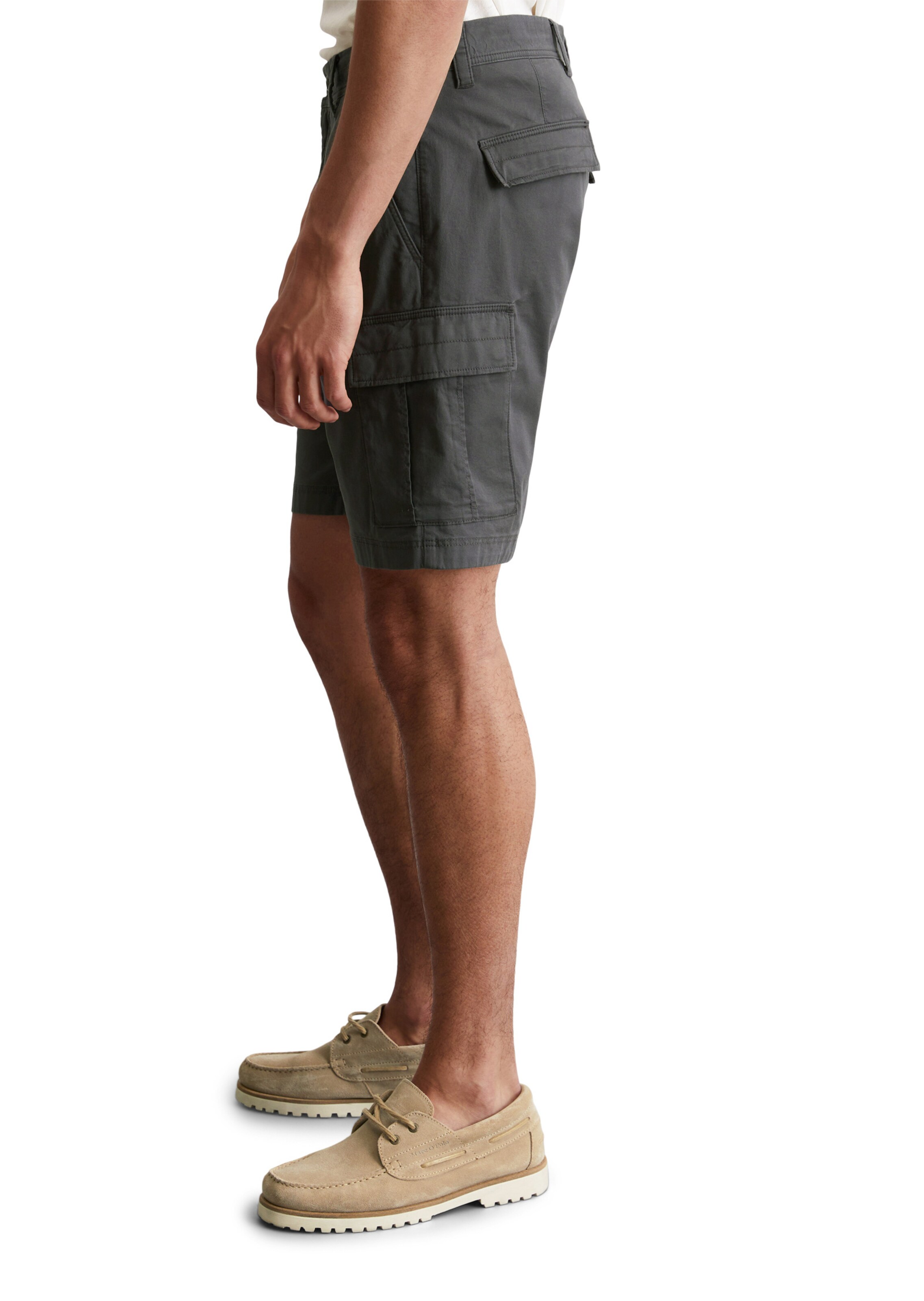 Marc O'Polo Regular Shorts 'Reso' in Grau