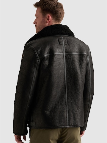 PME Legend Overgangsjakke 'PME Legend Nightflight leather jacket' i sort