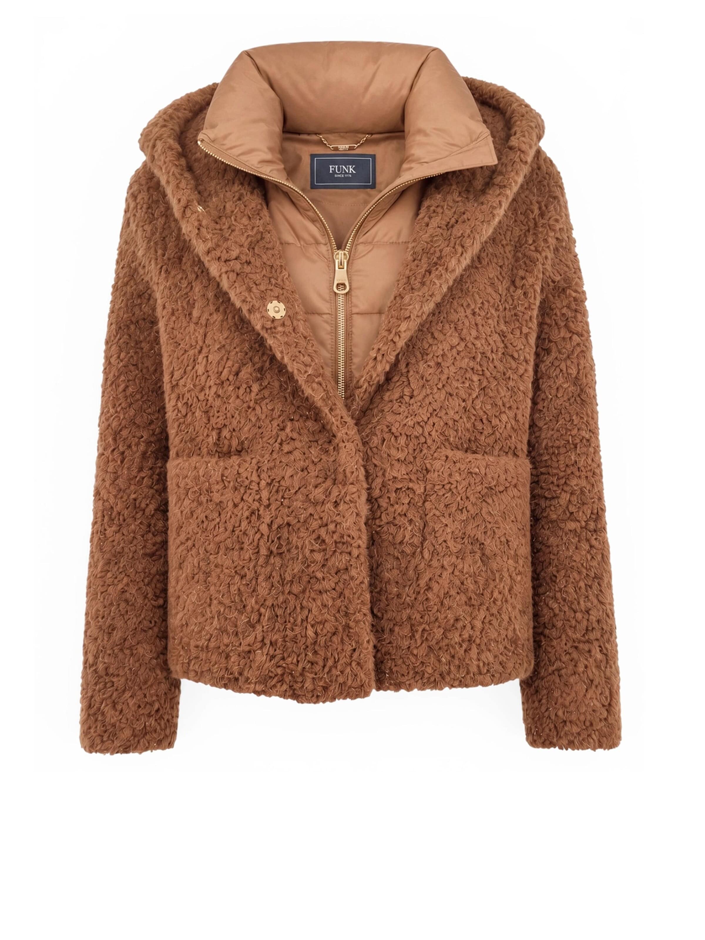 Funk since 1776 Winter Jacket in Brown: front