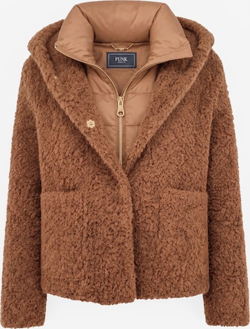 Funk since 1776 Winter Jacket in Brown: front