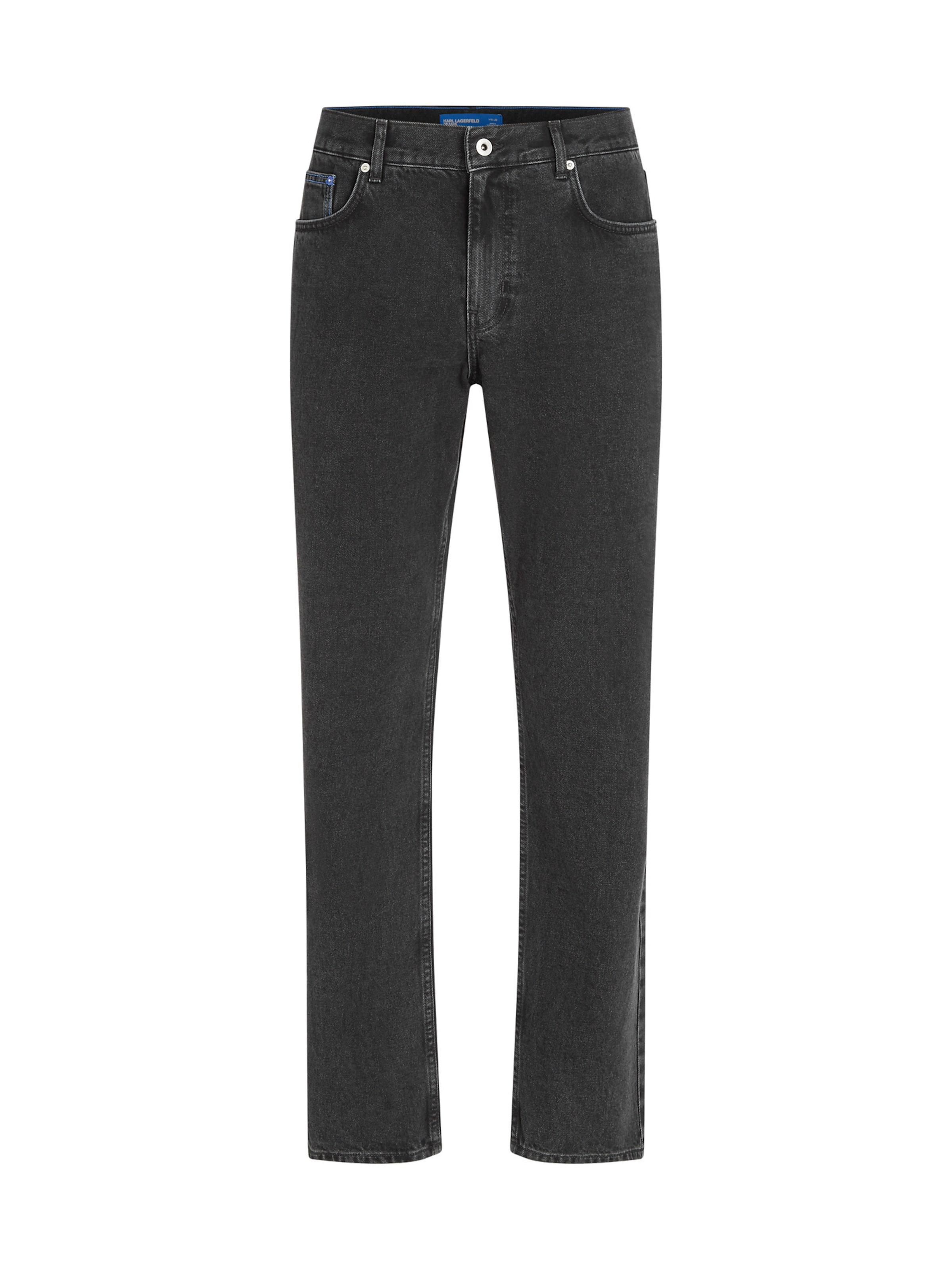 KARL LAGERFELD JEANS - Regular Calças de ganga em preto: frente