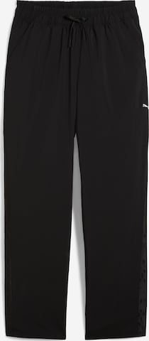 PUMA - Pierna ancha Pantalón deportivo en negro: frente