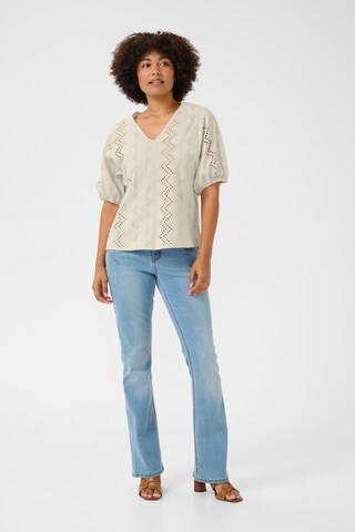 Cream Bluse 'Brielle' in Beige