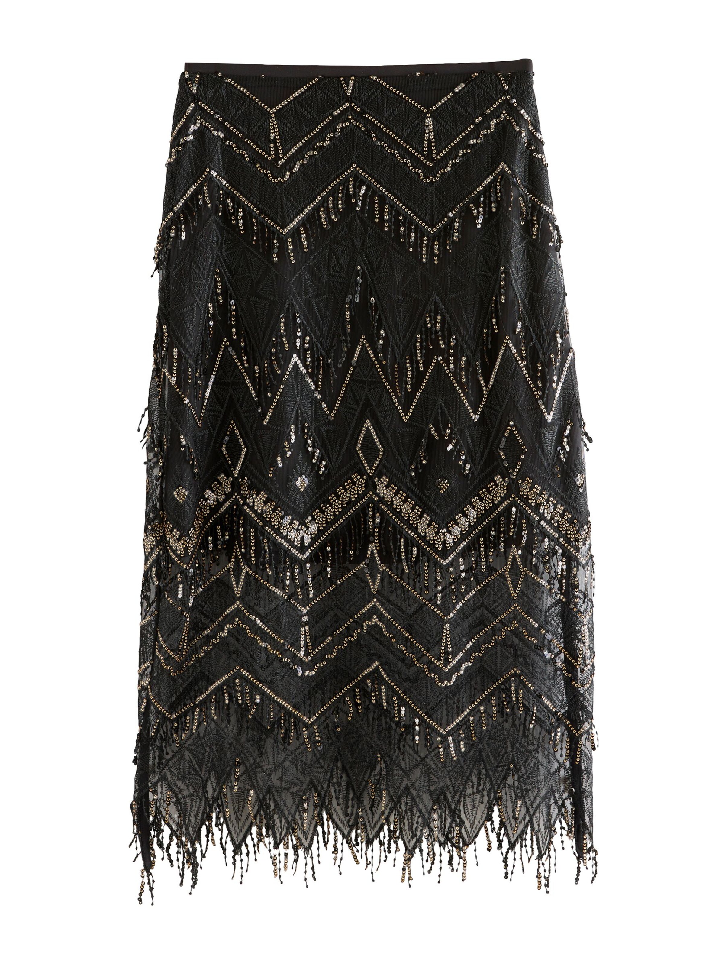 Jupe 'N. Premium' Next en noir : devant