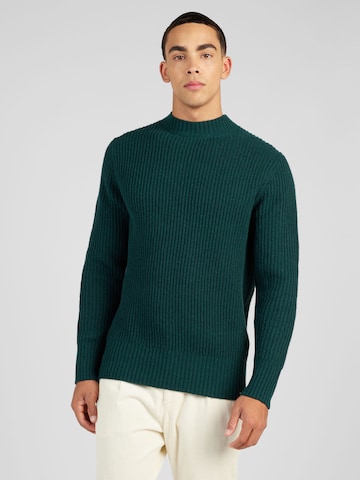G-Star RAW Пуловер 'Essential' в зелено: отпред