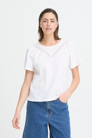 T-shirt 'PZBIANCA' Pulz en blanc : devant