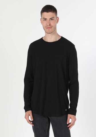 Colin's Shirt in Zwart: voorkant