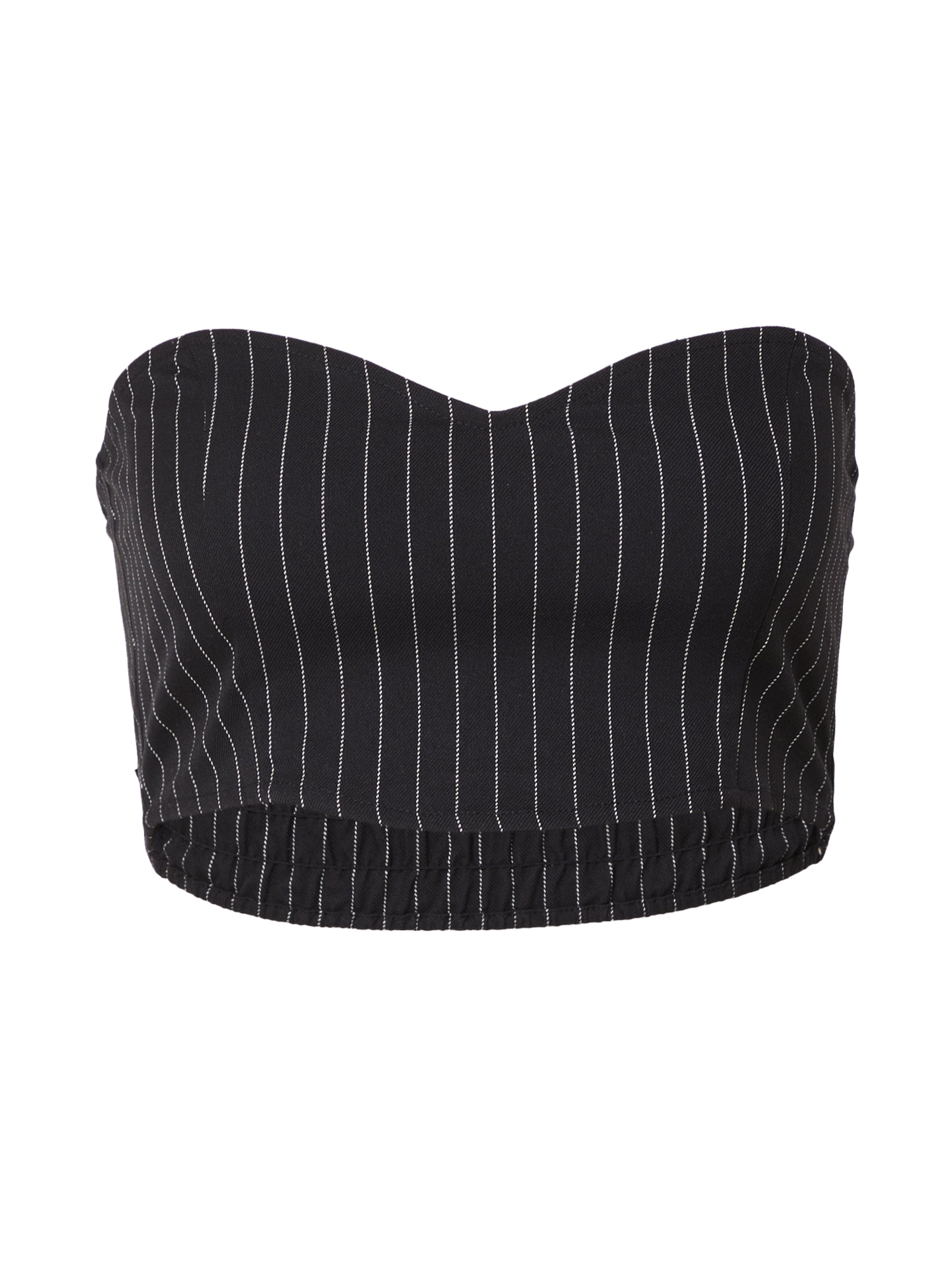 Monki Blusentop in Schwarz: Vorderseite