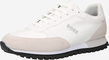 BOSS Black Platform trainers 'Parkour' in White: front