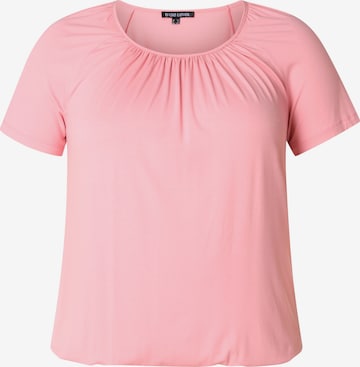 BASE LEVEL CURVY Shirt in Pink: Vorderseite