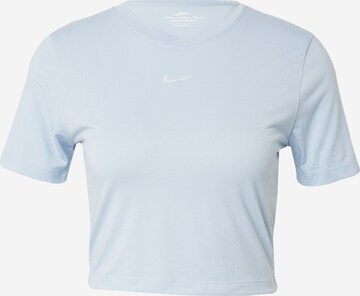 T-shirt 'Essential' Nike Sportswear en bleu : devant