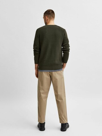 SELECTED HOMME Pullover in Grün