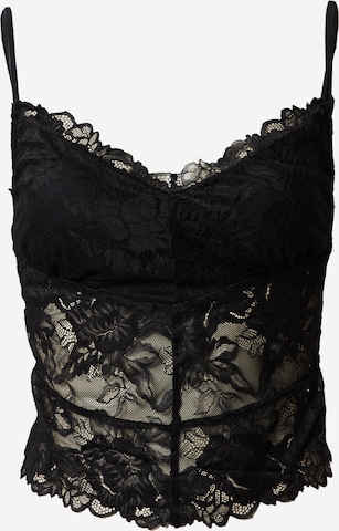 Free People Undershirt 'HEART EYES' in Black: front