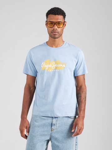 Pepe Jeans Футболка 'Milton' в Синий: спереди
