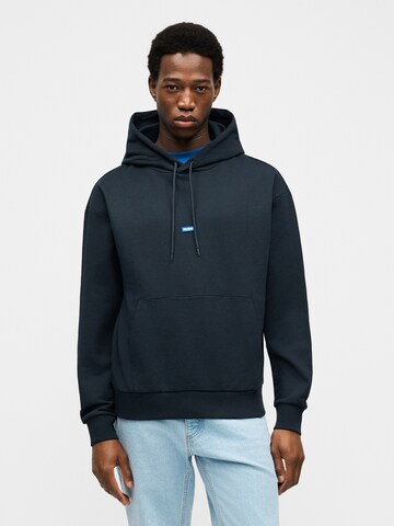 Felpa 'Nalonso' di HUGO in blu: frontale