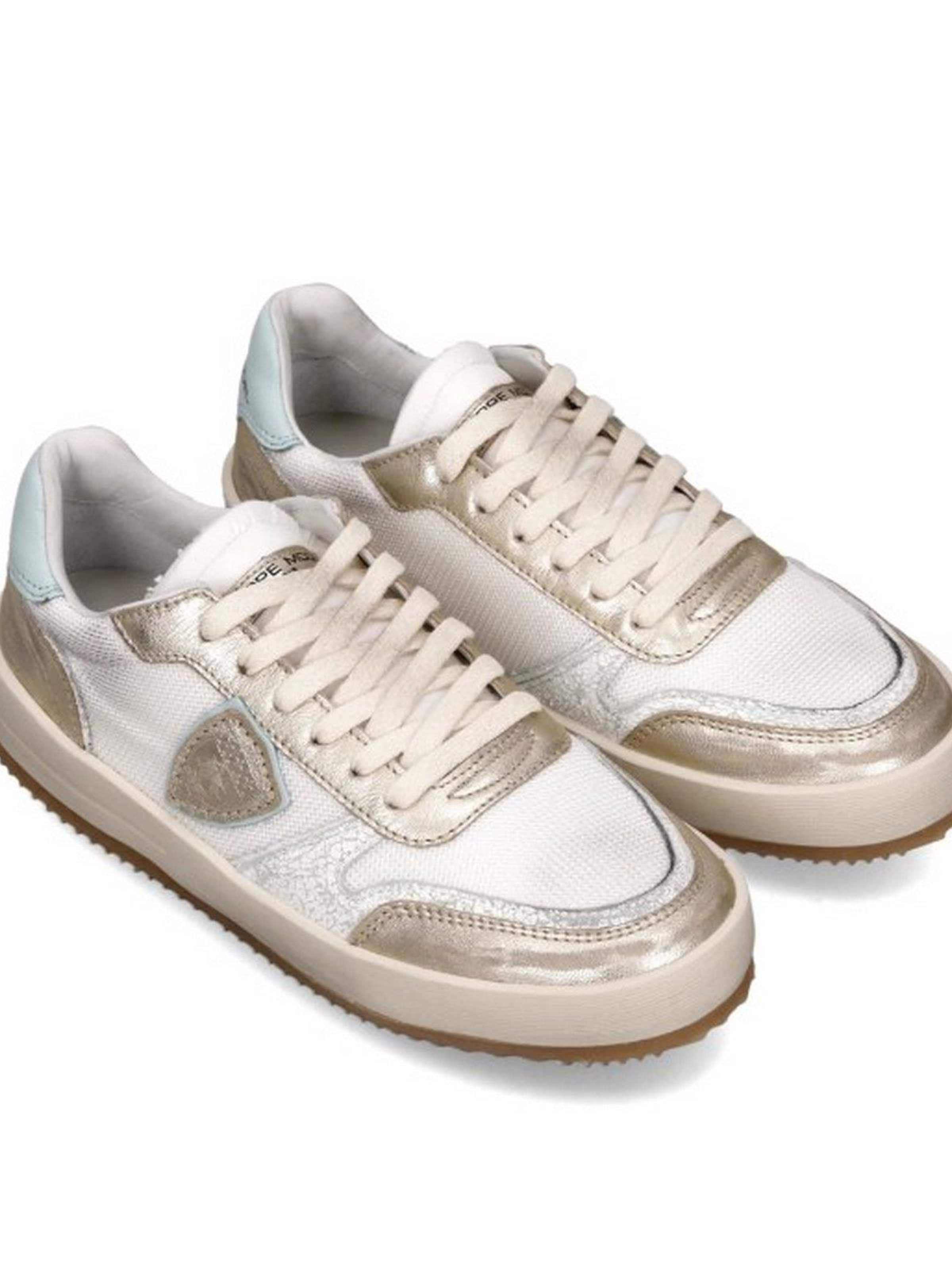 Philippe Model - Zapatos con cordón en blanco