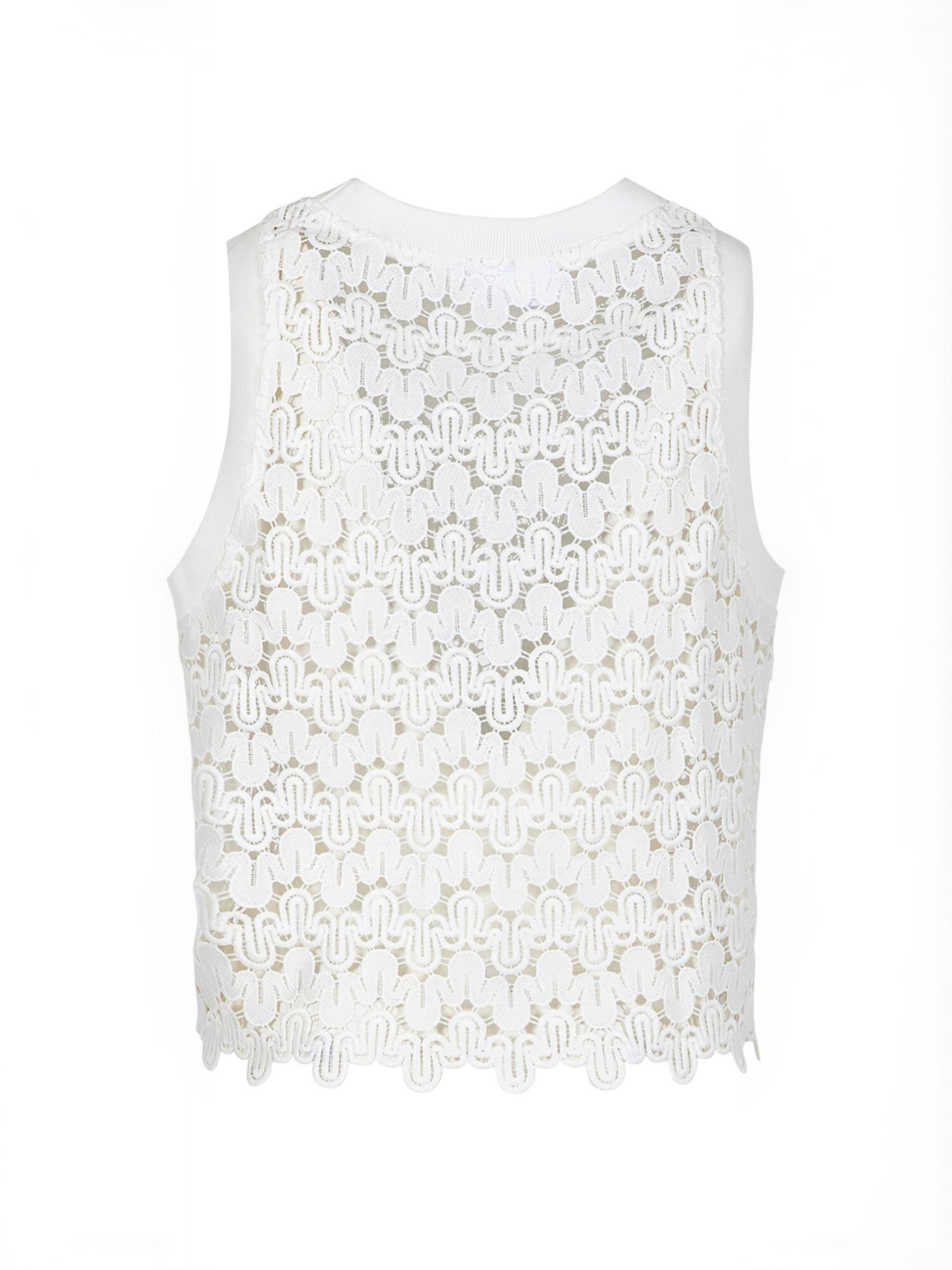 Haut ' Lace ' Coster Copenhagen en blanc