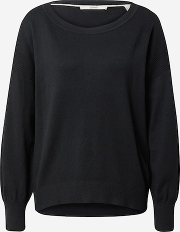 ESPRIT Sweater in Black: front