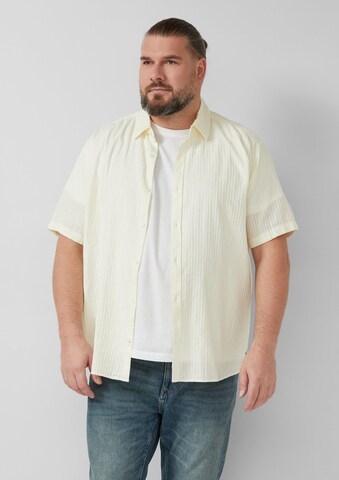 s.Oliver Regular fit Overhemd in Beige