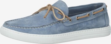 SANSIBAR Moccasins in Blue: front