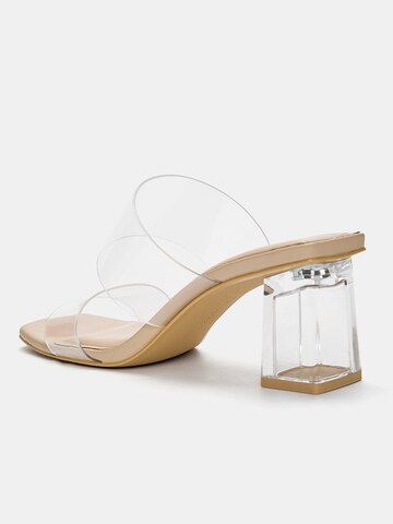 Pull&Bear Mules in Beige