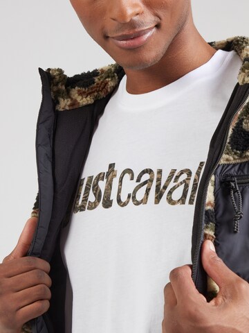Tricou de la Just Cavalli pe alb
