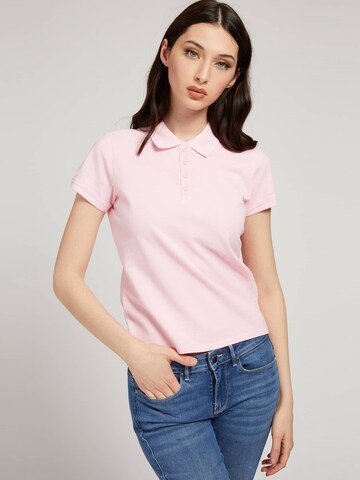 GUESS - Camisa em rosa: frente