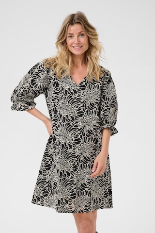 Robe 'Adelena' Cream en noir : devant