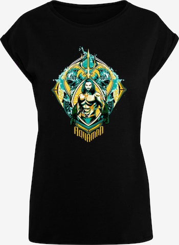 T-shirt 'Aquaman - The Trench Crest' ABSOLUTE CULT en noir : devant