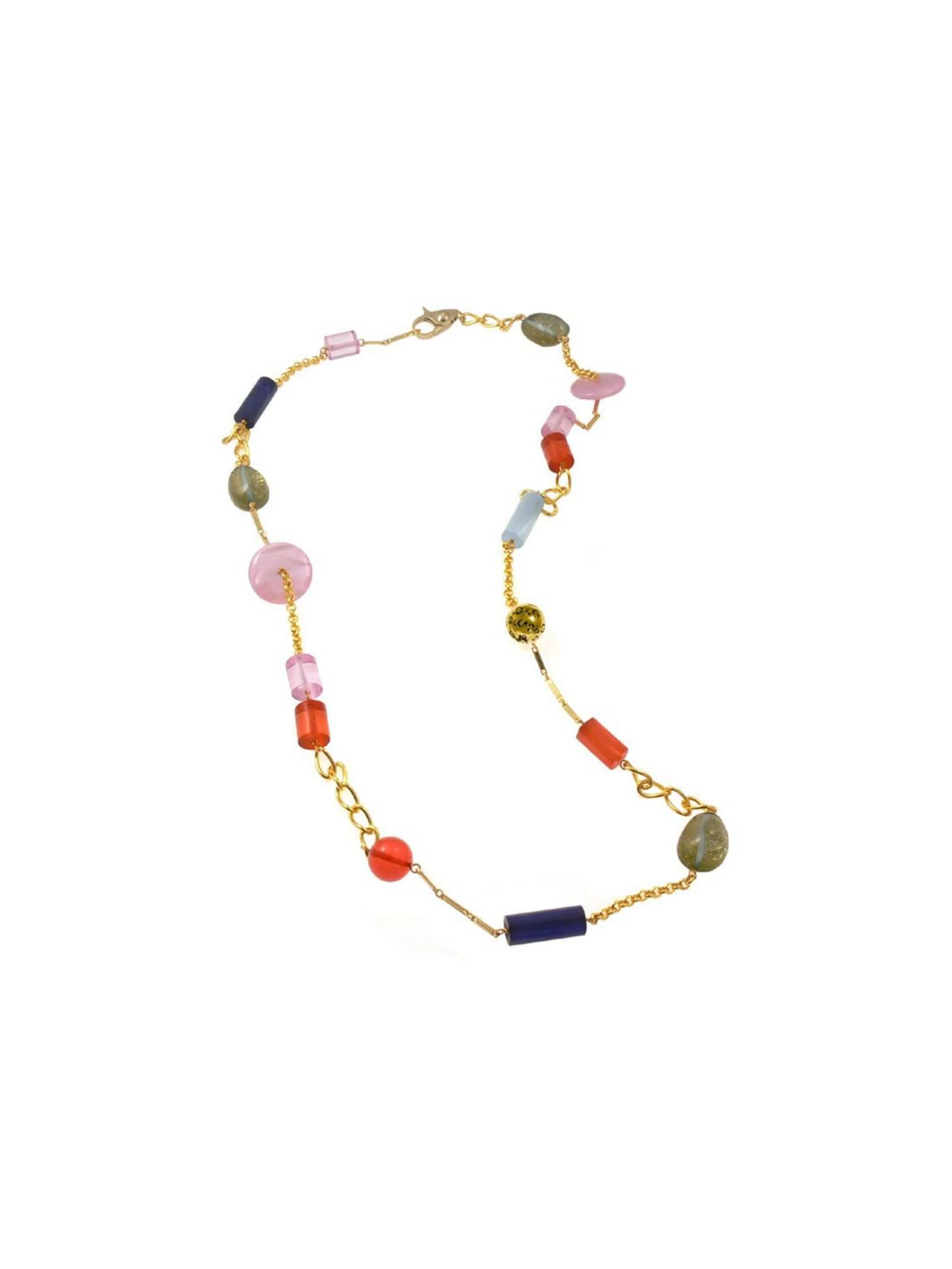 D&G Kette 'Damencollier Edelstahl - DJ0796'‌‌‌‌‌‌‌ in Gold: Vorderseite