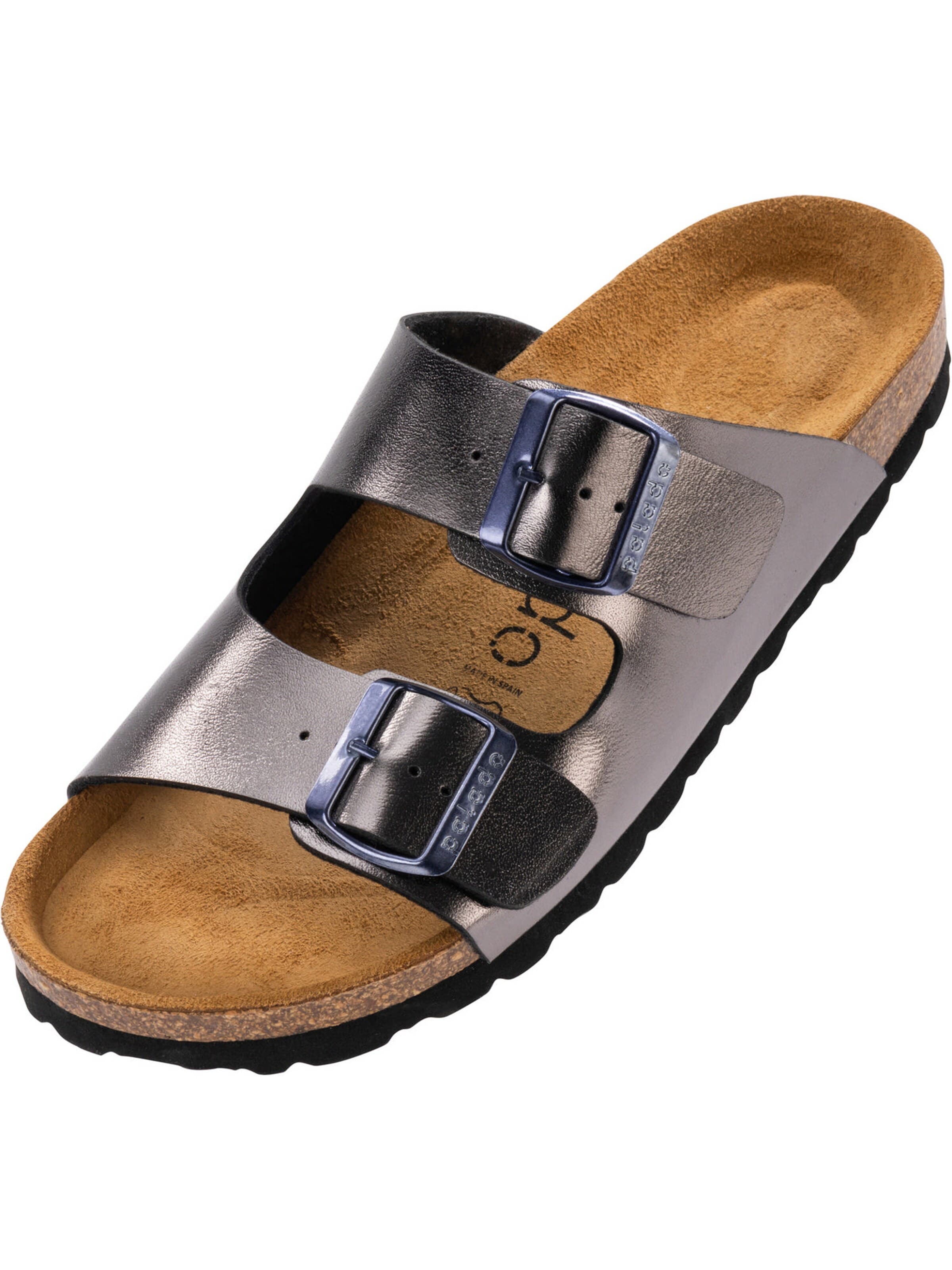 Palado Sandale 'Palado Korfu Metallic'‌‌‌‌‌‌‌‌‌ in Grau: Vorderseite
