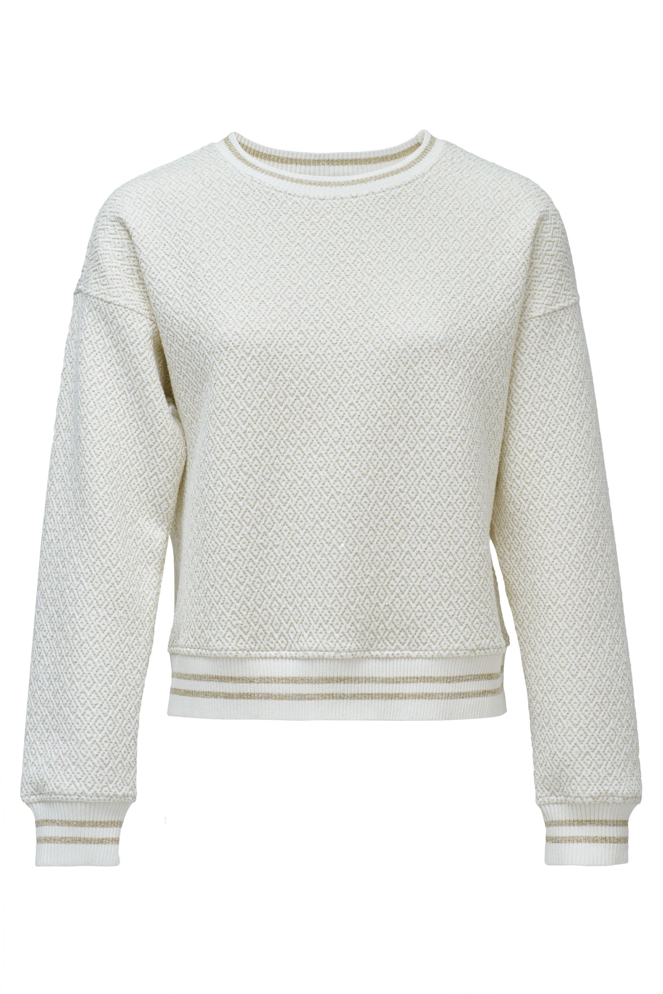 Sweat-shirt Salsa Jeans en beige : devant