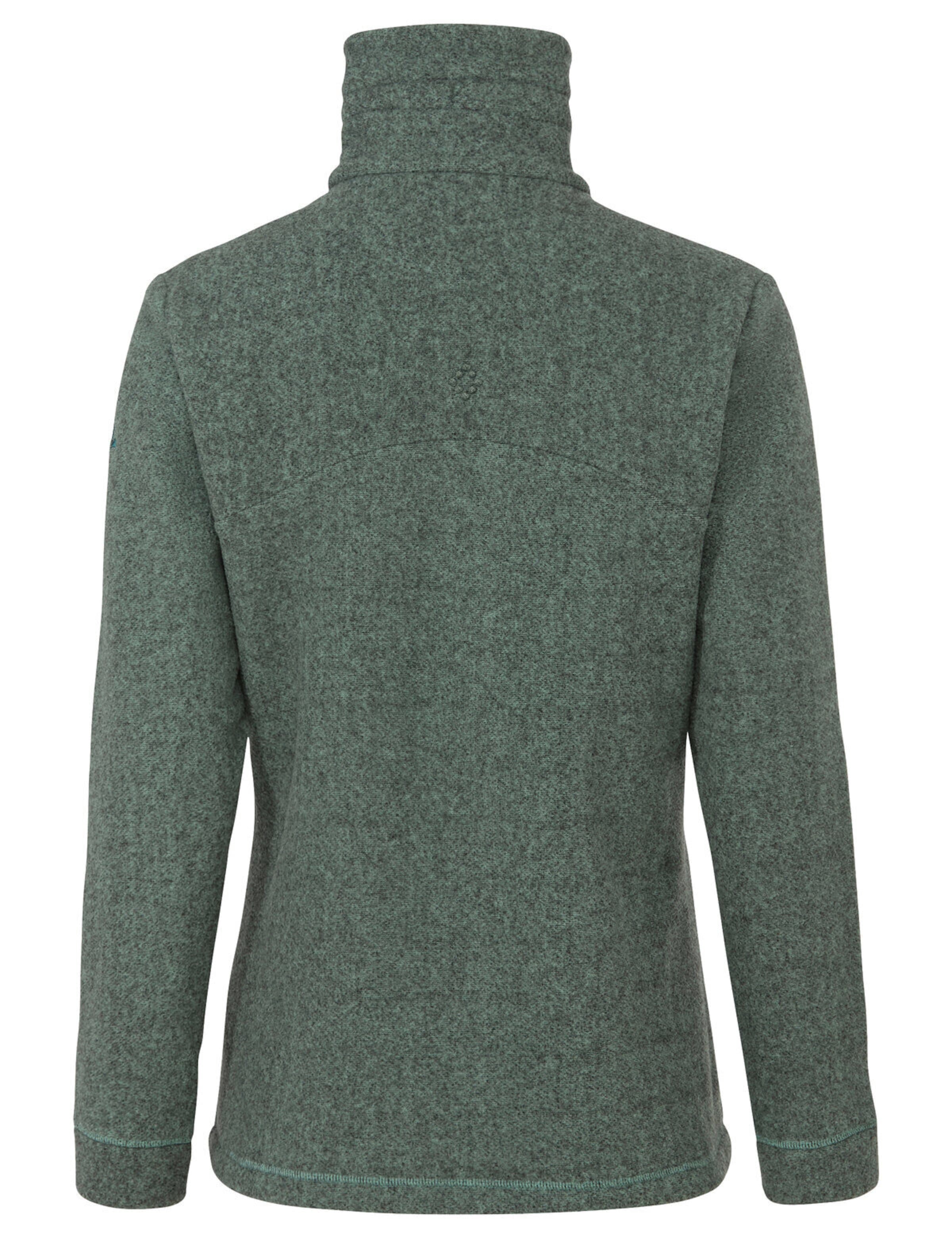 VAUDE Athletic fleece jacket 'Skomer' in Green