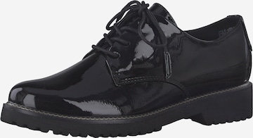 MARCO TOZZI Lace-Up Shoes in Black: front