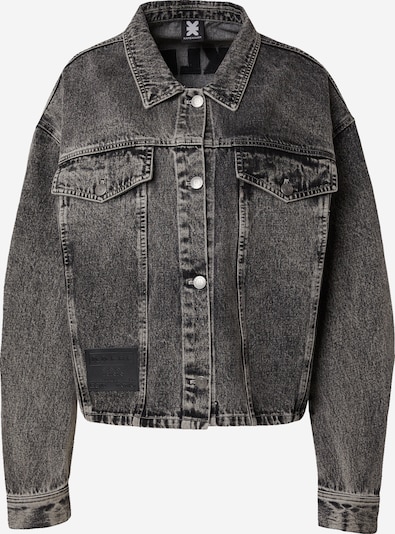 Karo Kauer Jacke in black denim, Produktansicht