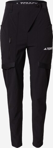 Pantalon outdoor 'Xperior' ADIDAS TERREX en noir : devant