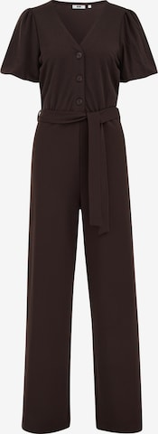 WE FashionKombinezon - smeđa boja: prednji dio