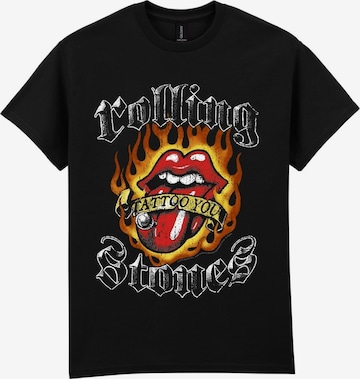 T-Shirt 'Rolling Stones Tattoo You' THE ROLLING STONES en noir : devant