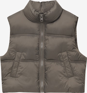 Gilet di Pull&Bear in marrone: frontale